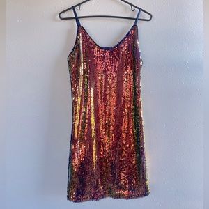 Allegra K Sequin Dress NWOT